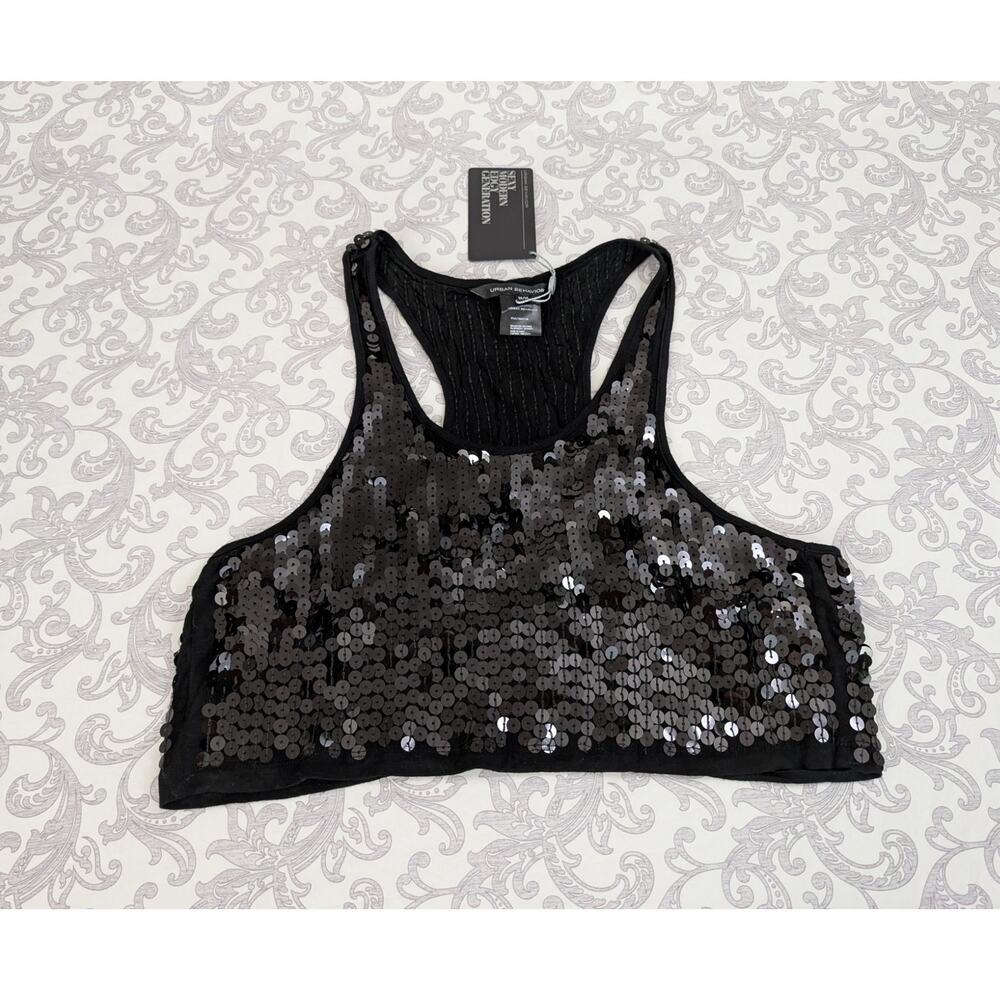 nwt urban behavior sequined crop top